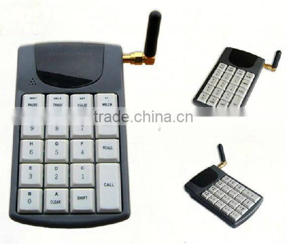 Queue management system ticket kiosk bank machine wireless Q-system