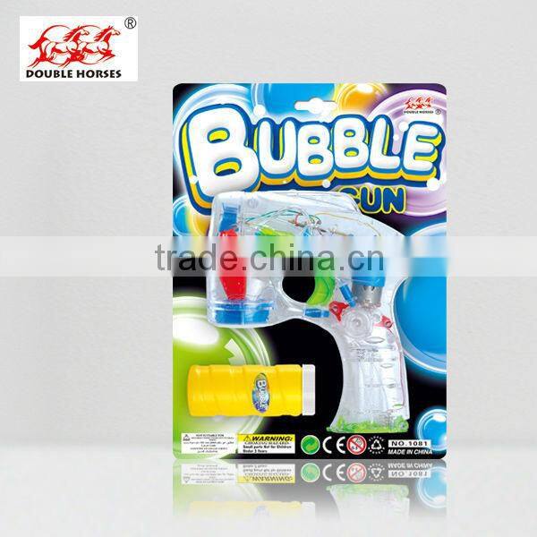 2013 kids toy 1082-1 electric bubble gun toy 1 bottle of water for sale with light and music