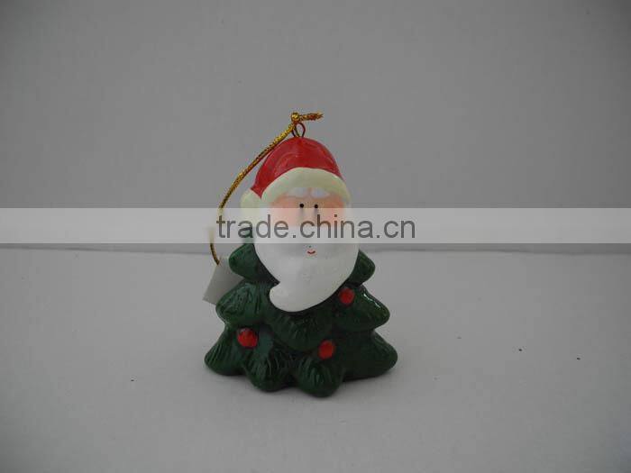 ceramic christmas hanging decoration tree shape