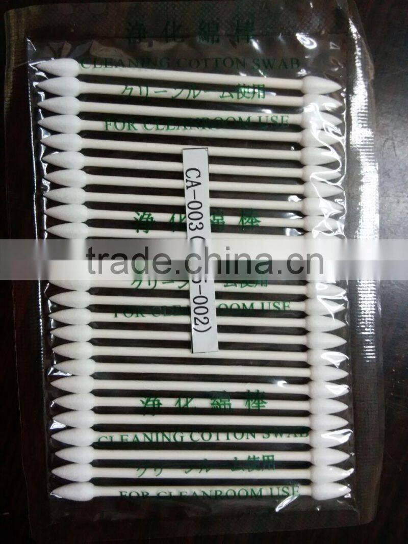 Tip/Round Top Disposable Cleanroom Cotton Swab, Customized Cotton Buds