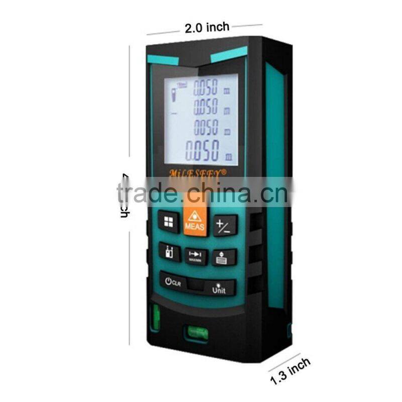 Laser Distance Measurer with Backlit Display