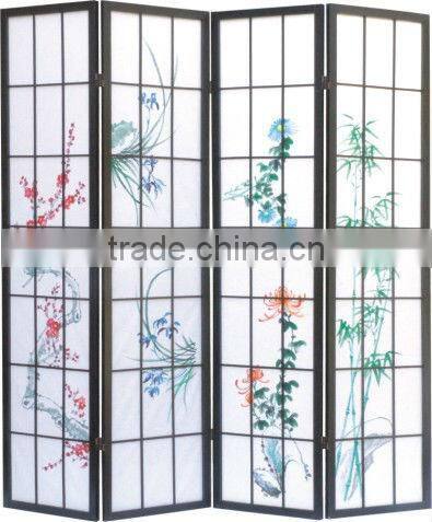 Different Flowers Shoji Screen