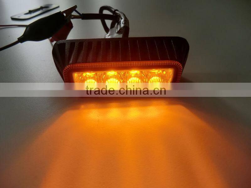 Super Bright LED Strobe Lightheads /LED Security Emergency Flash Strobe light /Dash light /Grille light (SR-LS-LD-4N), 3W LED