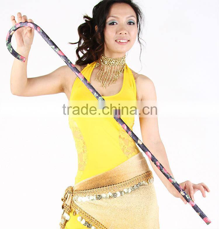 Wholesale Belly Dance Wear Outfits, Cheap Printed Colourful Candy Plastic Cane for Dancer (D11)