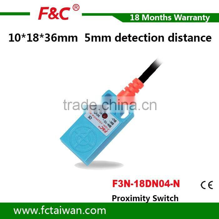 4mm detection distance TOp Inductive Proximity Sensor Switch with