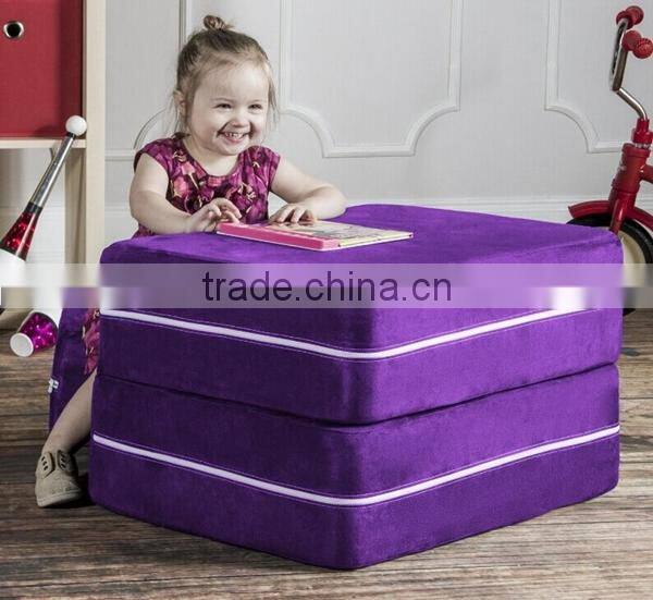 3 in 1 with Ottoman & Mattress & Table Convertible Kids Flip Chair
