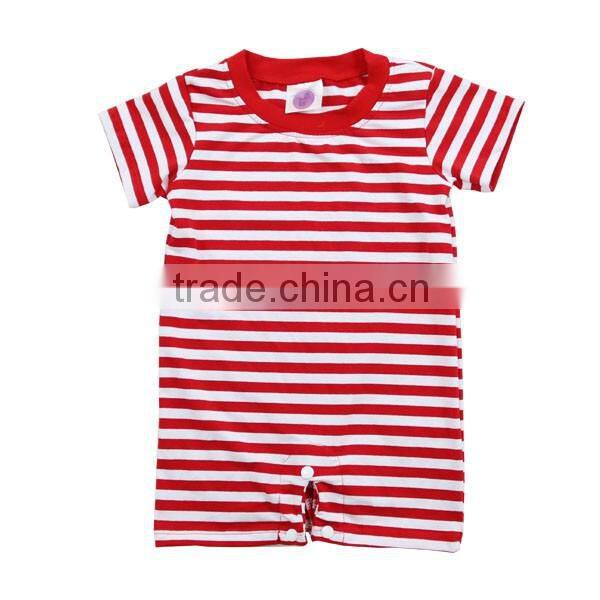 2016 wholesale cotton ruffle Rompers Newborn Rompers short Sleeve Cotton Baby Boy Girl Rompers Baby Clothing baby wear
