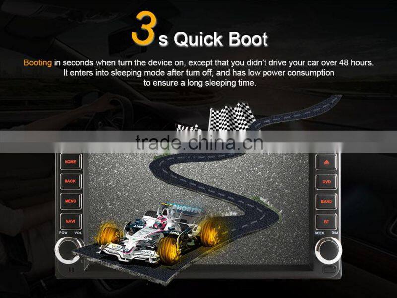 Wholesale price quad core Android 4.4 for toyota car stereo built in wifi