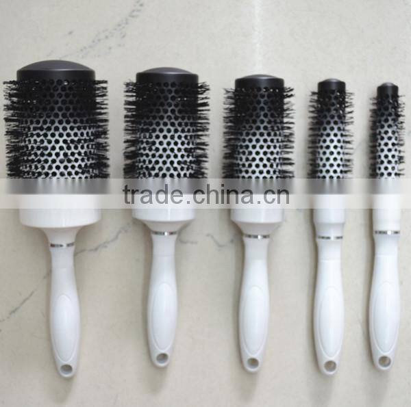 2014 new hot ceramic hair brush,nano tachnology ionic hair brushes