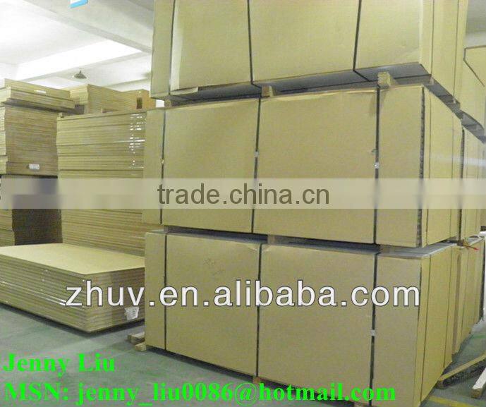 ZHUV Glossy E1 MDF Board For Furniture Doors