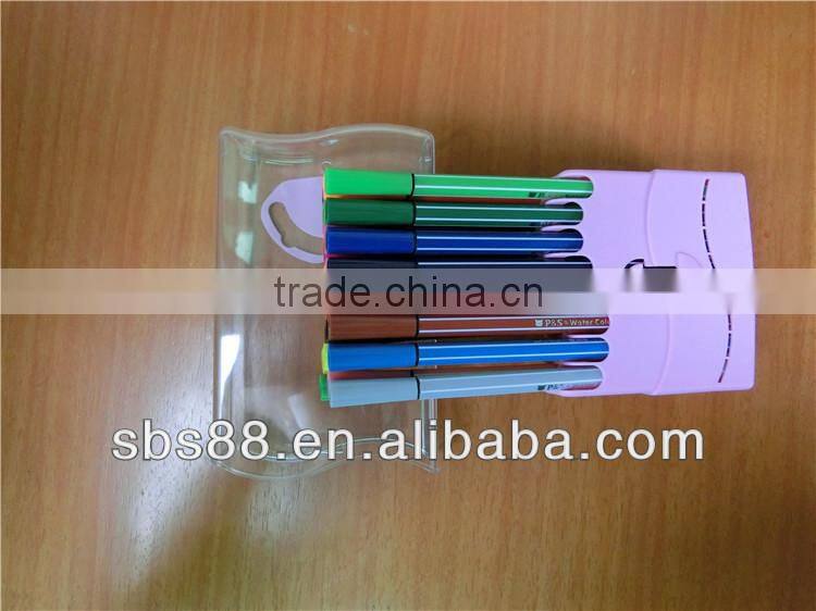 24 color corrugated shape of marker pen