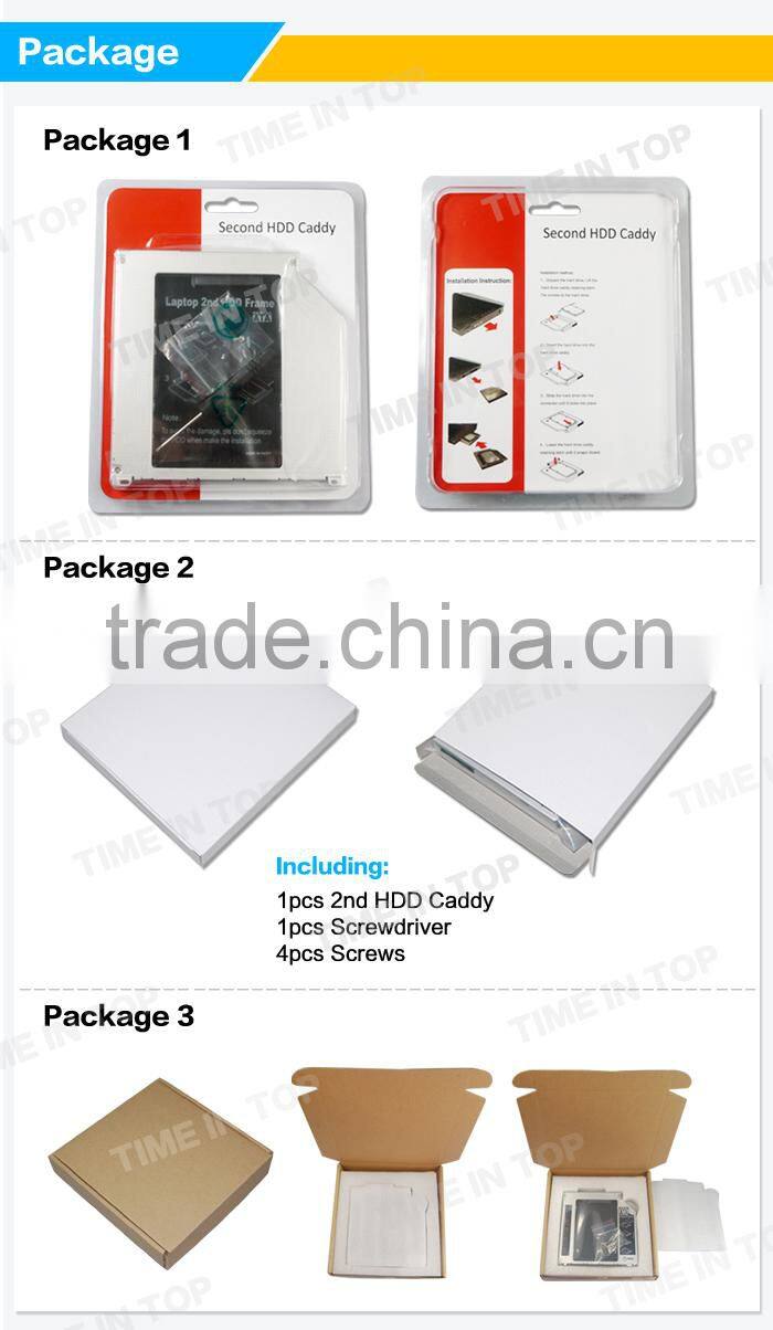 laptop Optical bay HDD caddy SSD enclosure