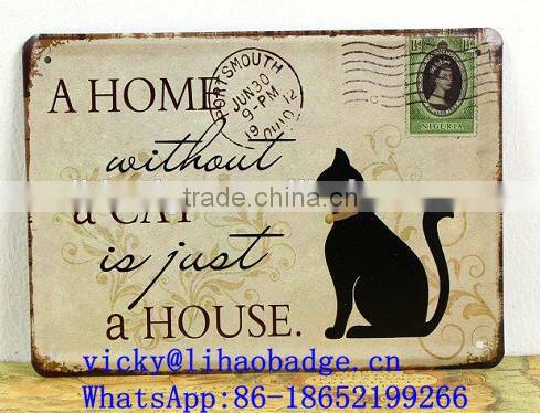 wholesale tin sign,european vintage tin sign,home decorative tin sign,beer bar/pub/coffee tin sign,dog cat tin sign