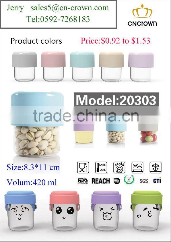 OZ plastic cup with pp cover leakproof
