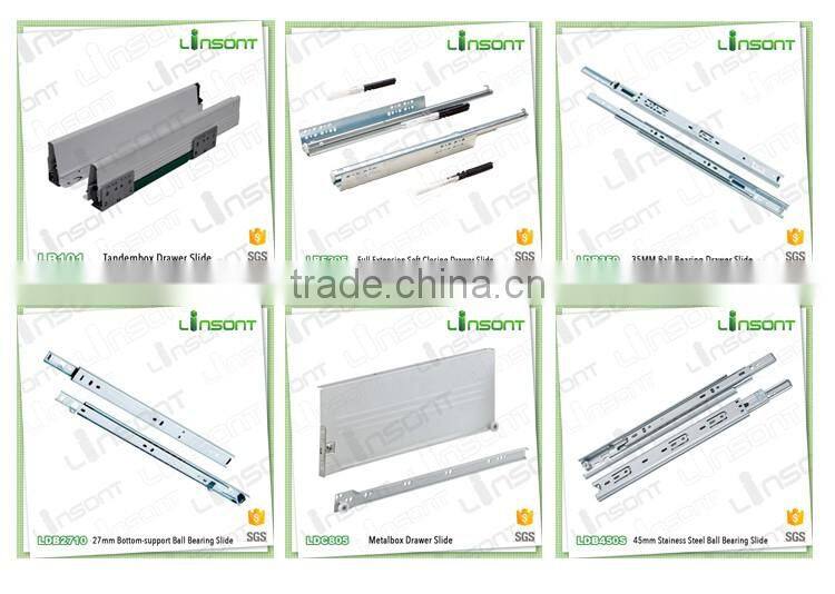 China supplier painting metal box conceal roller slides cabinet fittings drawer slides