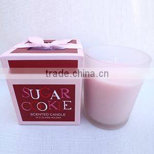 Unique scened birthday candles in glass jar with gift box