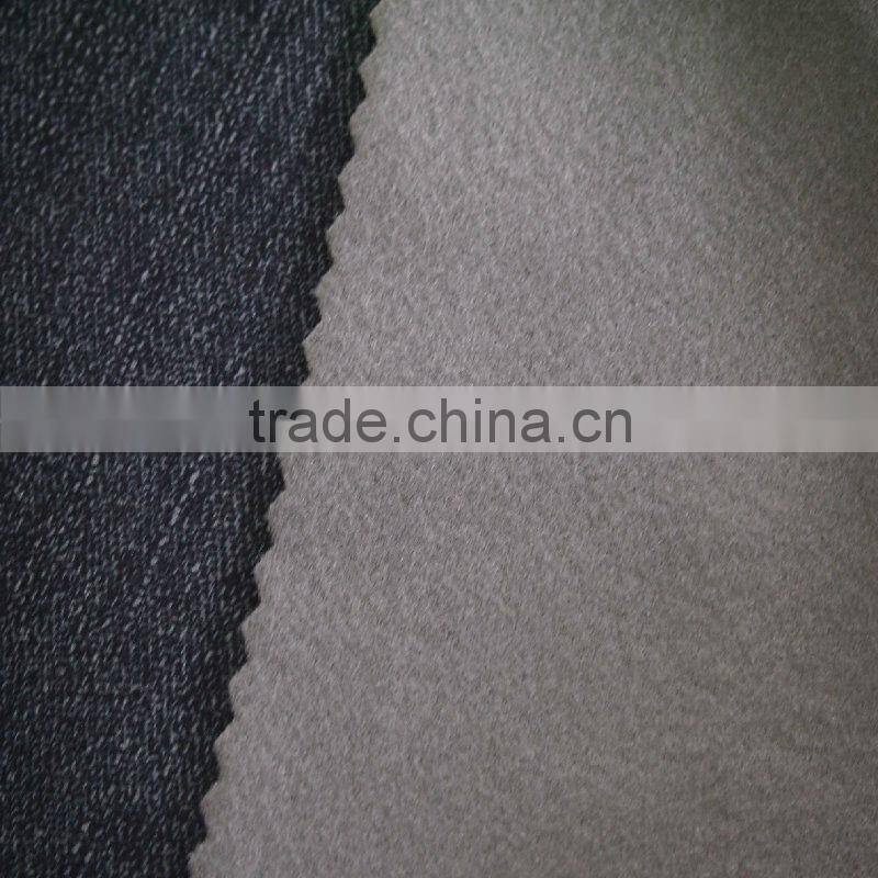 High Quality Nice Hand Feeling Polyester and Spandex Brushed Warp Knitting Jersy Fabric