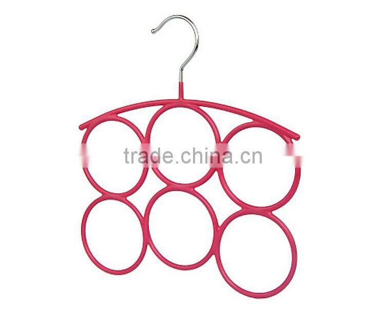 6 circles PVC Metal Scarf Holder, Belt Collection