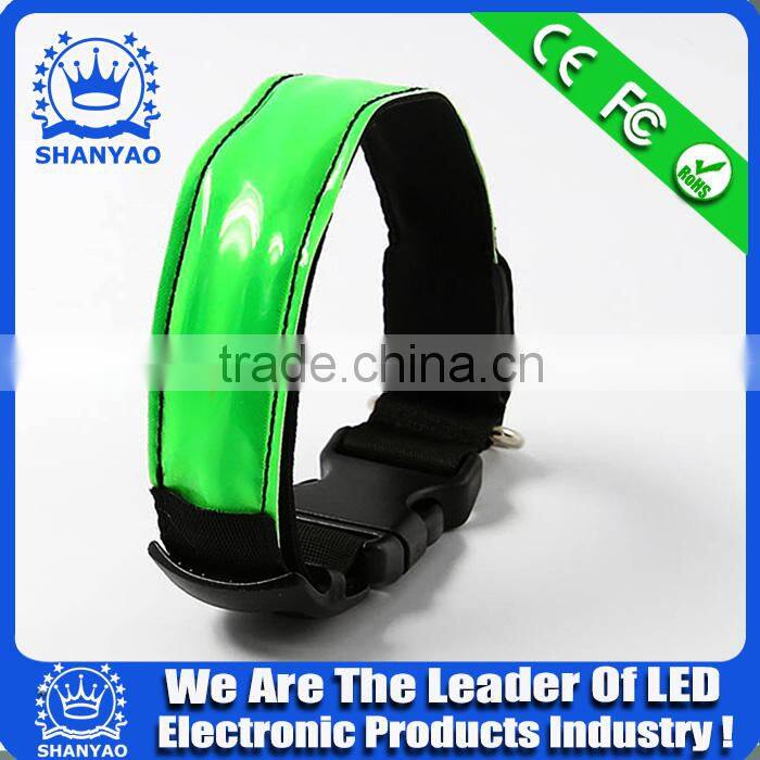 2015 Hot Selling LED Reflective Dog Collar With LED Light