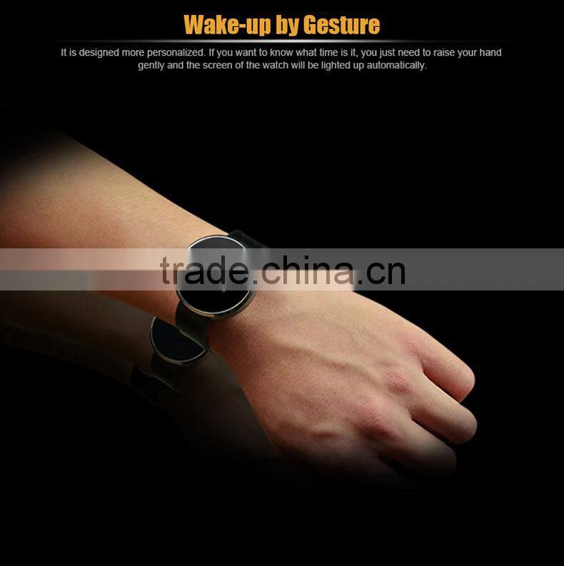 DM360-2015 New Arrive DM360 smart watch Heartrate monitor IPS screen with heart rate fitness trackerIos and Android all compatib