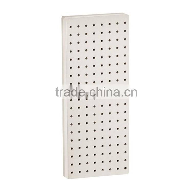 Customized Wall mount Supermarket Metal Pegboard Panels display panel