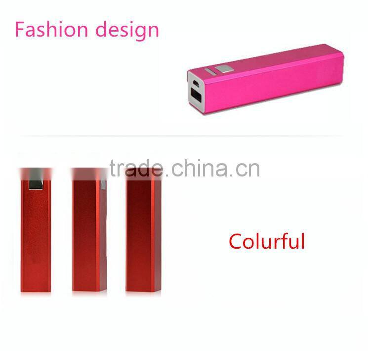 Colorful portable power bank with metal case, mobile power bank 20000mah