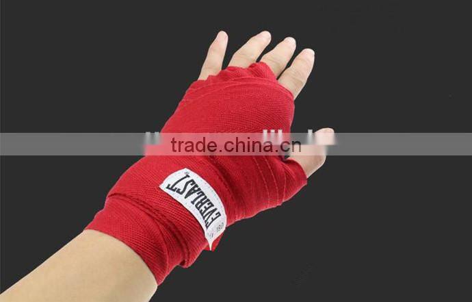 Width 5cm length 3M 100% cotton bandage strap boxing gloves sanda muaythai bandage MMA