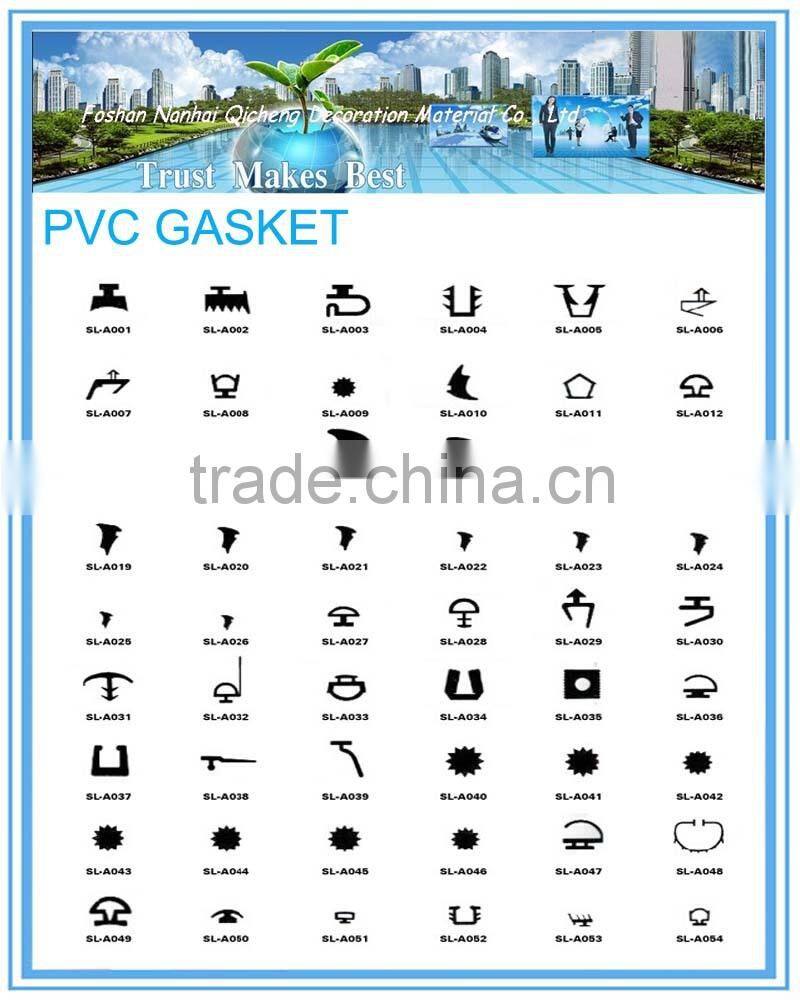 Slot type PVC sealing strip sound insulation strip