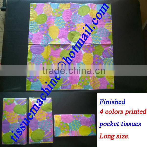 No Need Worker A to Z Pocket Tissue Fully Automatic Handkerchief Production Line