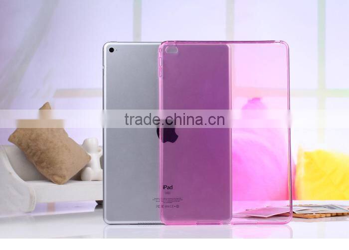 For iPad 5 Soft Clear Case , For iPad Air Transparent TPU Mobile Phone Cover