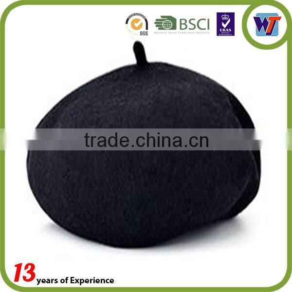 Custom various colors fashion women wool beret hats wholesale