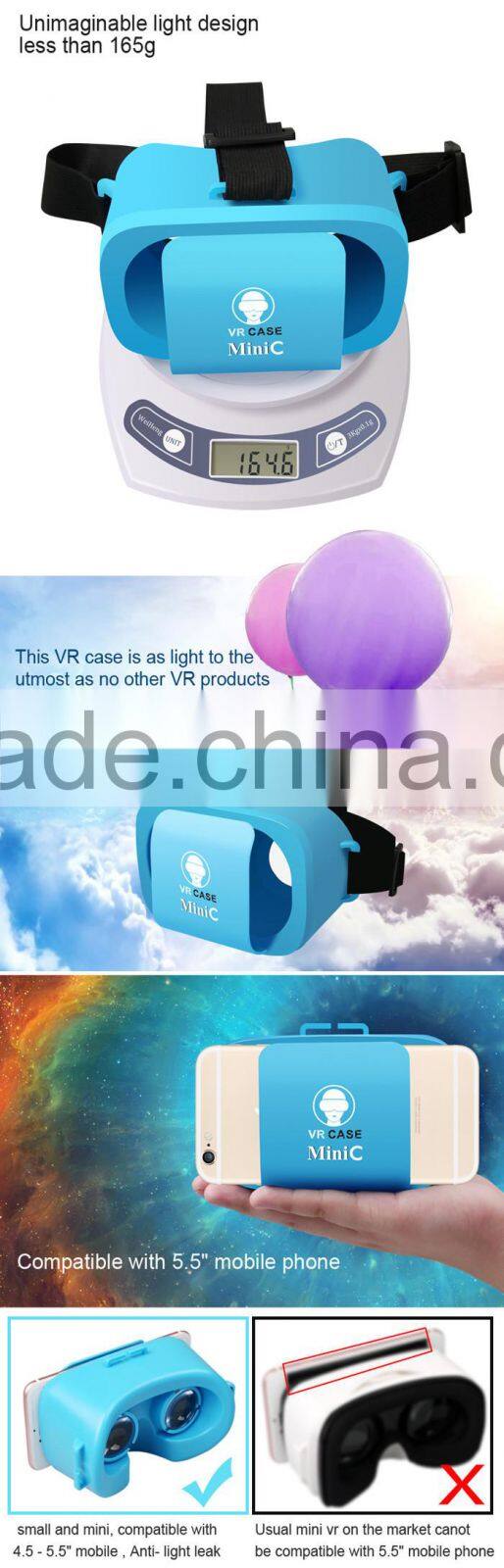 Newest Vr Box 3d Glasses 2.0 Version Virtual Reality 3d Moives Cardboard+bluetooth