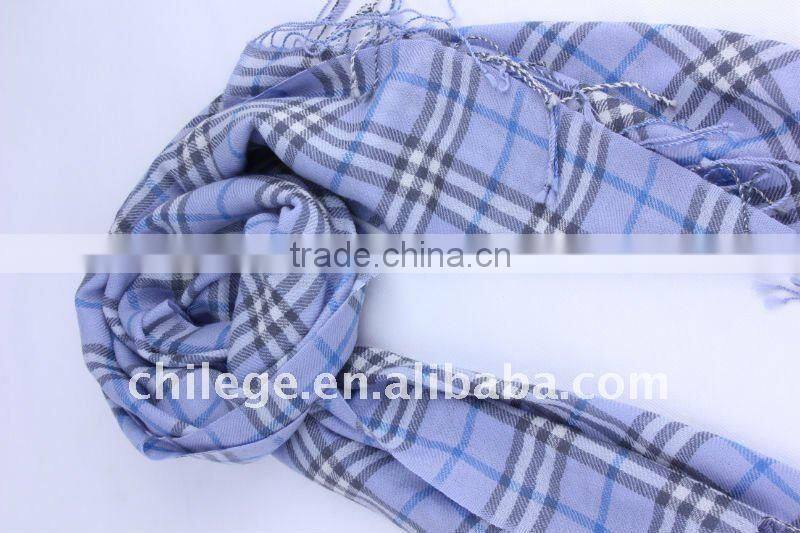 fashion plaid wool scarves shawls pashmina