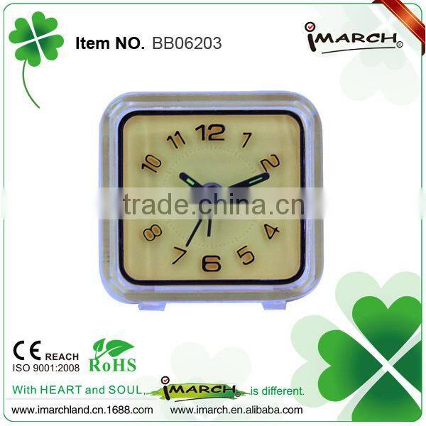 BB06203 Mini Crystal Gifts Alarm Clock With Cake Shape