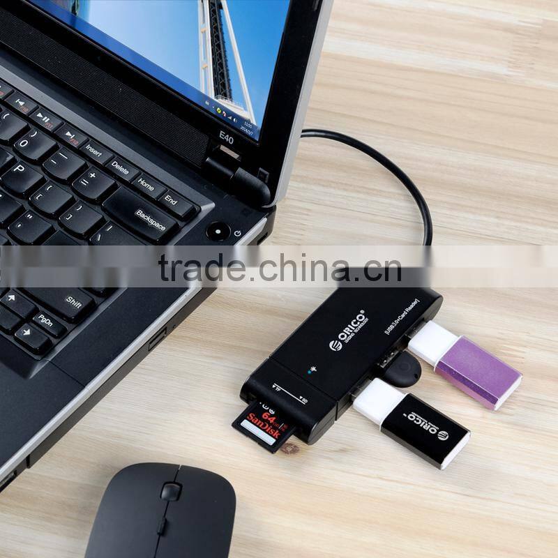micro usb3.0 hub with TF SD card reader adapter