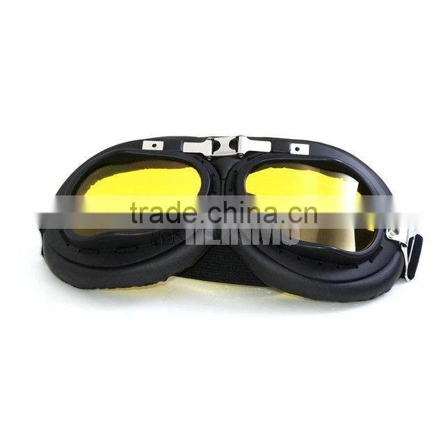 5 lens Black frame Flexible Adult Motorcycle Motocross Bike riding Cross Goggles helmet glasses