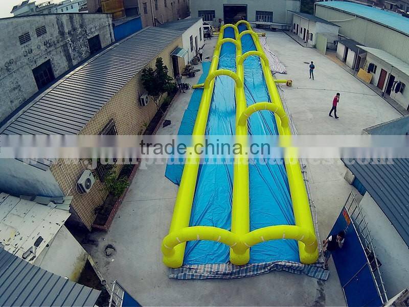 2016 largest crazy water games inflatable slide the city