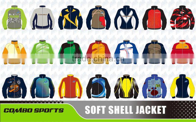 Dye sublimated softshell jacket