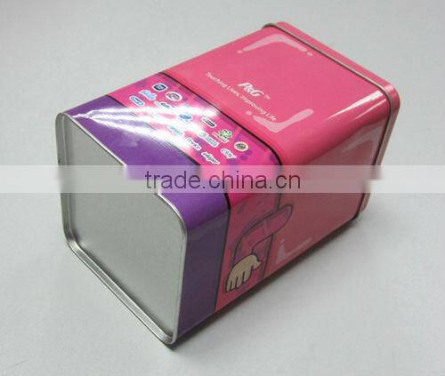 metal cookie tin can