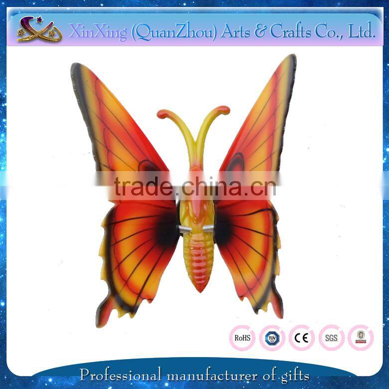 Vivid custom 3D plastic figurine butterfly magnet