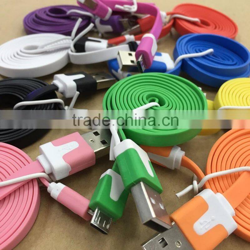 OD 2.6 1M data line PVC Casing usb for iphone 6s usb cable