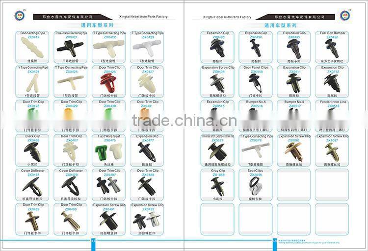 Zhixia Wholesale plastic car auto clip/automotive plastic fasteners/car plastic clips