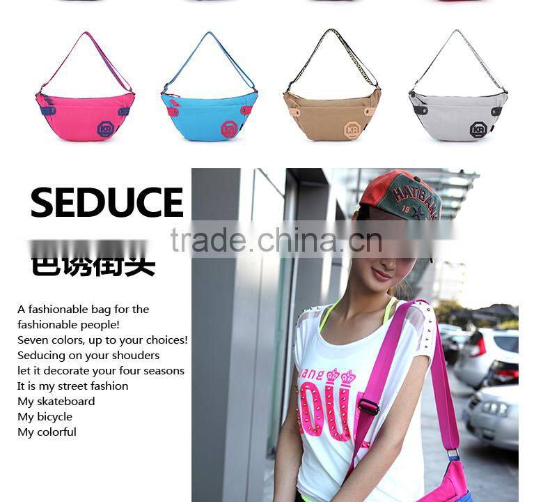 2015 New Arrival Lady Canvas Shoulder Bags for Womens with Many Colors Messenger Bags for Femal Students
