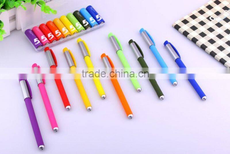 xiaomi battery colorful gel ink pen ,kids color gel ink drawing pen