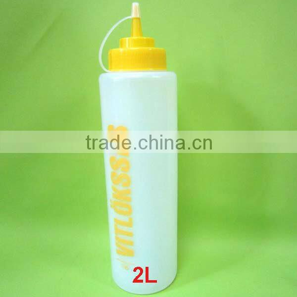 23oz LDPE Condiment Ketchup Plastic Squeeze Sauce Bottle