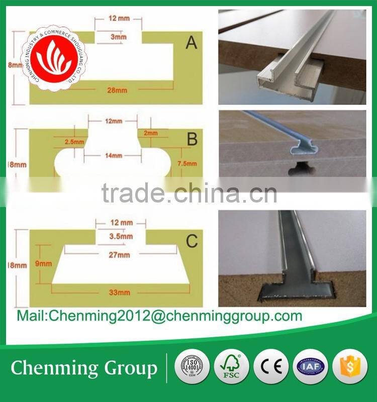 Wooden slat wall panel/slot boards