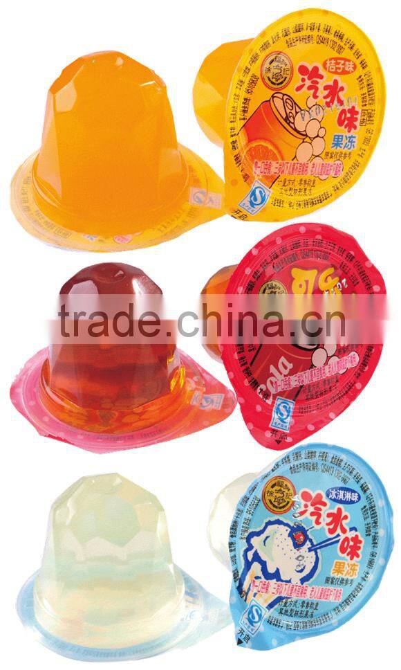 HFC bulk fruit jelly cup, pudding with fruit flavour