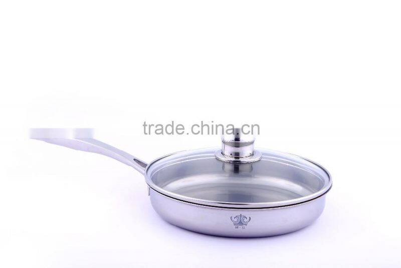 Best selling frying pan health titanium cookware set no stick fry pan
