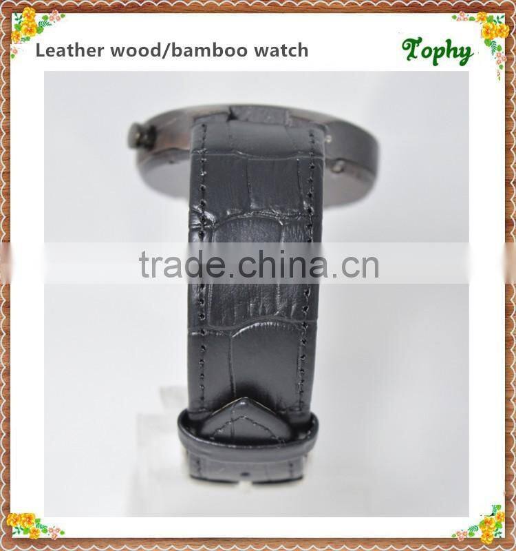 Manufacture customized handmad nature wood watch , Sandalwood wooden wrist watch