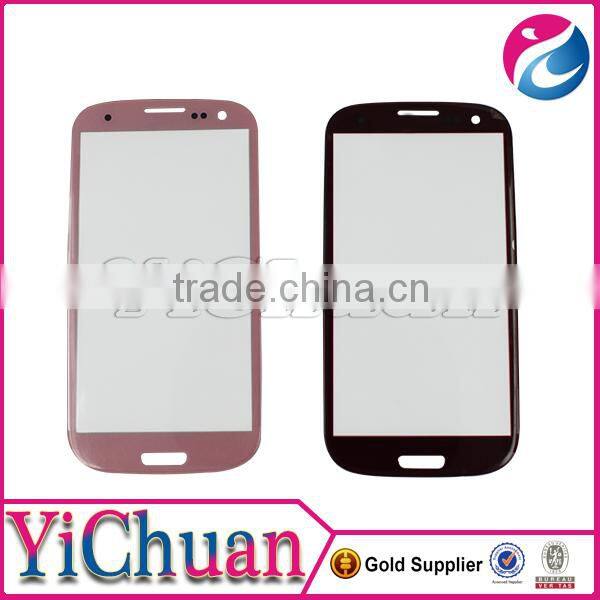 High quality for samsung s3 lcd glass, for samsung s3 glass len